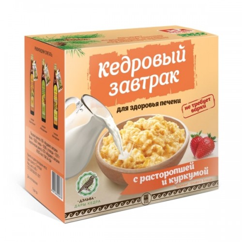 Купить Завтрак кедровый для здоровья печени с расторопшей и куркумой  г. Волжский  